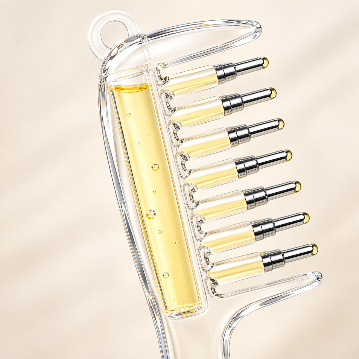 Refillable Hair|Oil Applicator Comb